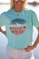 PREORDER - Lets Get Salty Crop Or Short Sleeve T