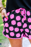 PREORDER - L XL XXL Jess Lea Let’s Go Party Disco Drawstring Everyday Shorts