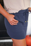 PREORDER - Jess Lea Well Loved Ribbed Skort - Navy
