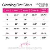 PREORDER - Jess Lea Lola Flannel Tunic Top - Green