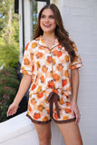 PREORDER - Jess Lea Harvest Hues Ruffle Pajama Set