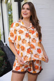 PREORDER - Jess Lea Harvest Hues Ruffle Pajama Set