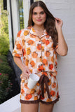 PREORDER - Jess Lea Harvest Hues Ruffle Pajama Set