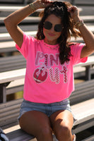 PREORDER - Pink Out Graphic Tee in Youth & Adult