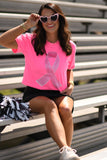 PREORDER - Watercolor Pink Out Ribbon Graphic Tee in Youth & Adult