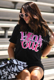 PREORDER - Pink Out Leopard Bolt Youth & Adult Graphic Tee