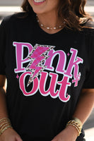 PREORDER - Pink Out Leopard Bolt Youth & Adult Graphic Tee