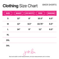 PREORDER - Jess Lea Check Back Biker Shorts