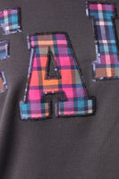 PREORDER - Jess Lea Fall Plaid Patch Pullover