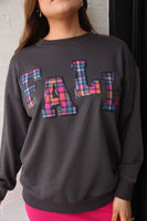 PREORDER - Jess Lea Fall Plaid Patch Pullover