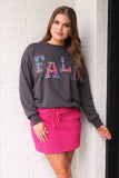 PREORDER - Jess Lea Fall Plaid Patch Pullover