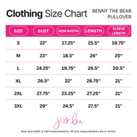 PREORDER - Jess Lea Benny The Bear Florida Pullover