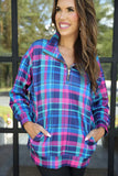 PREORDER - Jess Lea Everyday Pullover - Plaid Pop