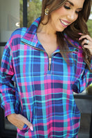 PREORDER - Jess Lea Everyday Pullover - Plaid Pop