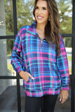 PREORDER - Jess Lea Everyday Pullover - Plaid Pop