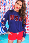 PREORDER - Jess Lea USA Sequin Star Top