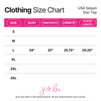 PREORDER - Jess Lea USA Sequin Star Top