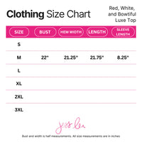PREORDER - Jess Lea Red, White, And Bowtiful Luxe Top