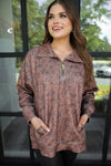 PREORDER - Jess Lea Everyday Pullover - Rosewood Bloom