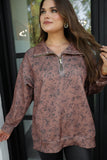 PREORDER - Jess Lea Everyday Pullover - Rosewood Bloom