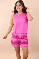 PREORDER - Jess Lea Casual Outing Shorts, Pink