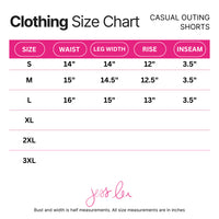 PREORDER - Jess Lea Casual Outing Shorts, Pink