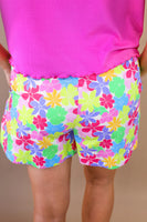 PREORDER - Jess Lea Casual Outing Shorts, Multi Floral