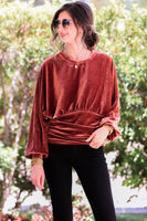 2X - Jess Lea Wine And Dine Velvet Top