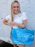 The Tote Bag - Blue & White