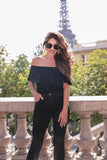 Jess Lea Just A Crush Velvet Bodysuit