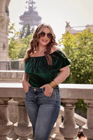 Jess Lea Just A Crush Velvet Bodysuit