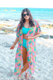 PREORDER - S M Malibu Sunset Palm Duster