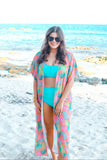 PREORDER - S M Malibu Sunset Palm Duster