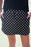 PREORDER - Jess Lea After Dark Polka Dot Skorts