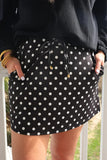 PREORDER - Jess Lea After Dark Polka Dot Skorts