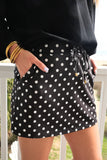 PREORDER - Jess Lea After Dark Polka Dot Skorts