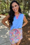 PREORDER - Everyday Polo Tank - Falling For Florals