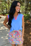 PREORDER - Everyday Polo Tank - Falling For Florals