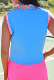 PREORDER - Everyday Polo Tank - Falling For Florals
