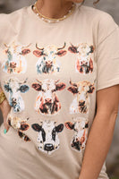 PREORDER - Cow Portraits Graphic Top