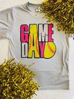 PREORDER - Game Day Softball Dri Fit Short Sleeve Tee for Youth or Adult