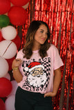 PREORDER - Don’t Stop Believin’ Santa Graphic Top