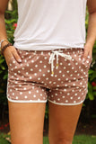 PREORDER - Jess Lea Mocha Mousse Polka Dot Everyday Shorts