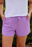 PREORDER - Jess Lea Solid Lavender Everyday Shorts