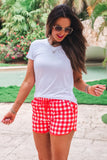 PREORDER - Jess Lea Red Gingham Everyday Shorts