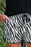 PREORDER - Jess Lea Zebra Essence Everyday Shorts - White