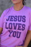 PREORDER - Jesus Loves You Graphic Tee