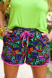 PREORDER - Small, Medium, & XXL Jess Lea Retro Revival Drawstring Everyday Shorts