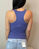 Zenana Stretchy Ribbed Racerback Tank - 2 Colors