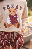 PREORDER - Jess Lea Benny The Bear Texas Pullover